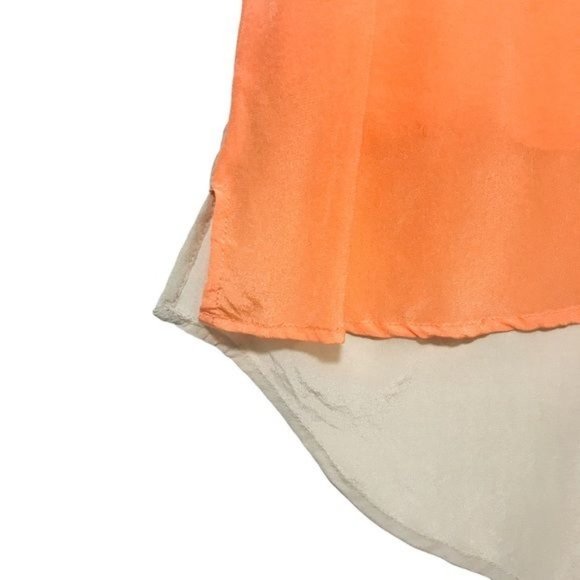 MAEVE ANTHROPOLOGIE 100% Silk Colorblock Silk Tank Size 8 - Picture 6 of 7